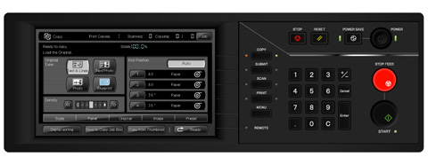 Easy-to-use large 8.5color touchscreen